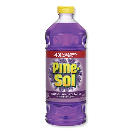 Pine-Sol Multi-Surface Cleaner, Lavender, 48oz Bottle, PK8 40272